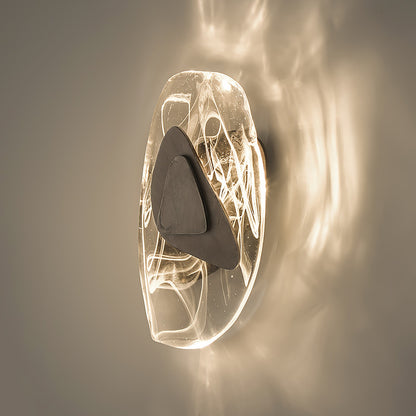 Wall Lamp Set | Metal & Glass | Black & Copper