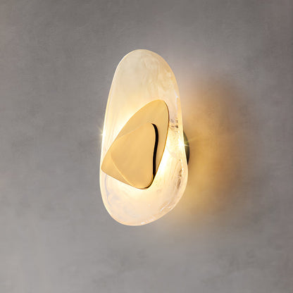 Wall Lamp Set | Metal & Glass | Black & Copper