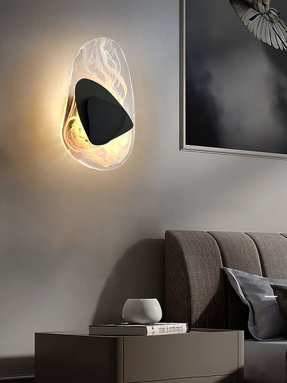Wall Lamp Set | Metal & Glass | Black & Copper