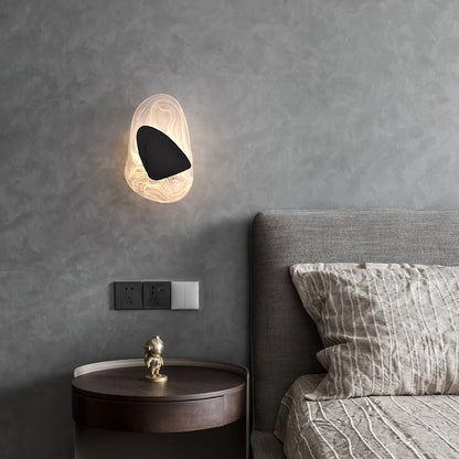 Wall Lamp Set | Metal & Glass | Black & Copper