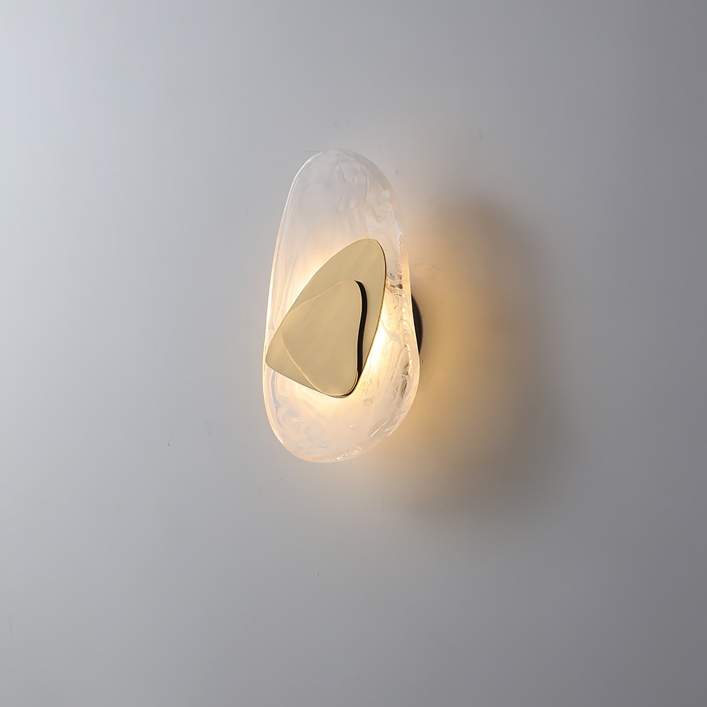 Wall Lamp Set | Metal & Glass | Black & Copper