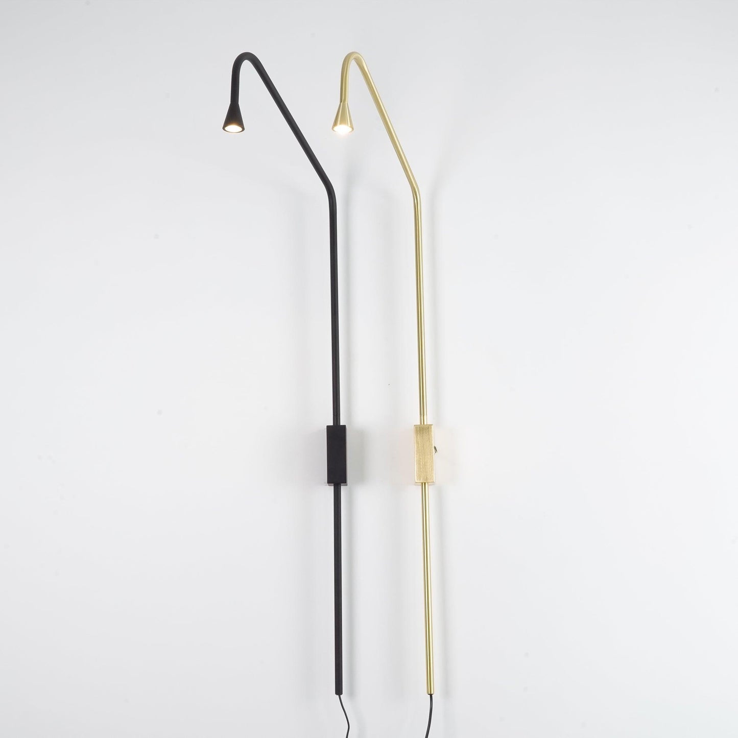 Wall Lamp Set of 2 | Metal | Gold and Black