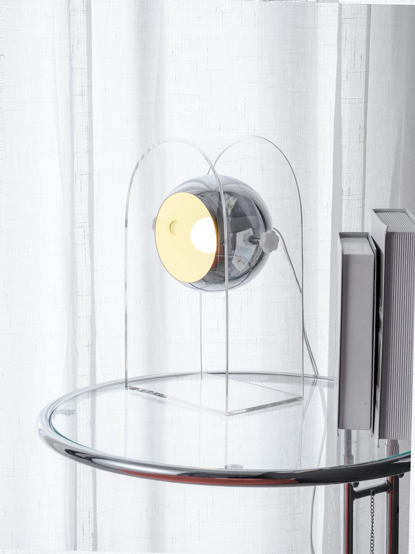 Insta Sensorette Table Lamp | Chrome & Acrylic | 20cm
