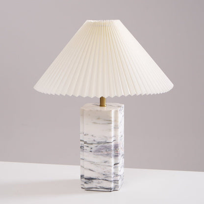 Bianca Marble Table Lamp | Marble | White