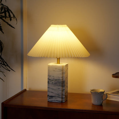 Bianca Marble Table Lamp | Marble | White