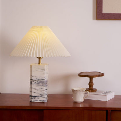 Bianca Marble Table Lamp | Marble | White