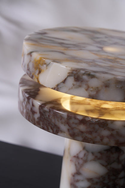 Altar Table Lamp | Marble | Bvlgari Red & White
