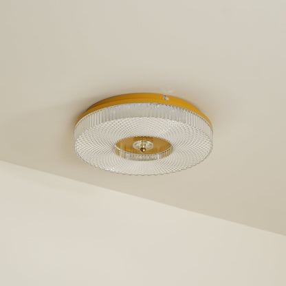 Ayla LED Flush Mount Ceiling Light | Metal & Acrylic | 40cm or 50cm Diameter