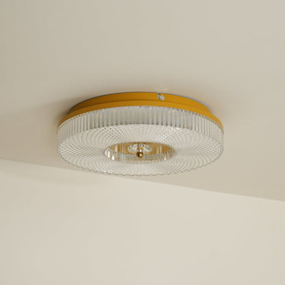 Ayla LED Flush Mount Ceiling Light | Metal & Acrylic | 40cm or 50cm Diameter