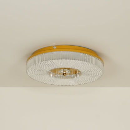 Ayla LED Flush Mount Ceiling Light | Metal & Acrylic | 40cm or 50cm Diameter