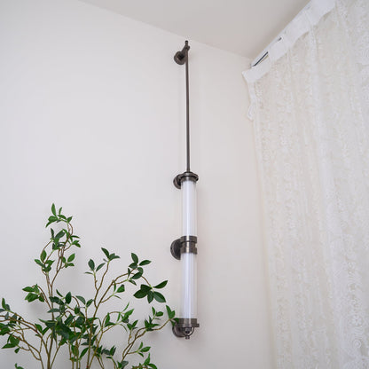Meridian Vertical Wall Sconce | Glass & Bronze | 120cm