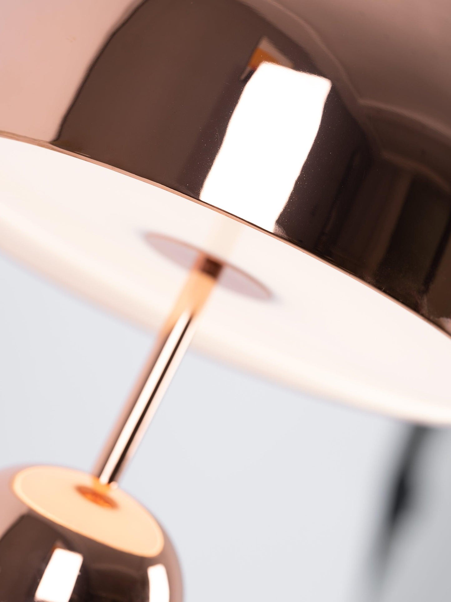 Bell Table Lamp | Metal & Acrylic | Gold, Rose Gold, Chrome