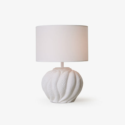Corvara Table Lamp | Textured Ceramic | White