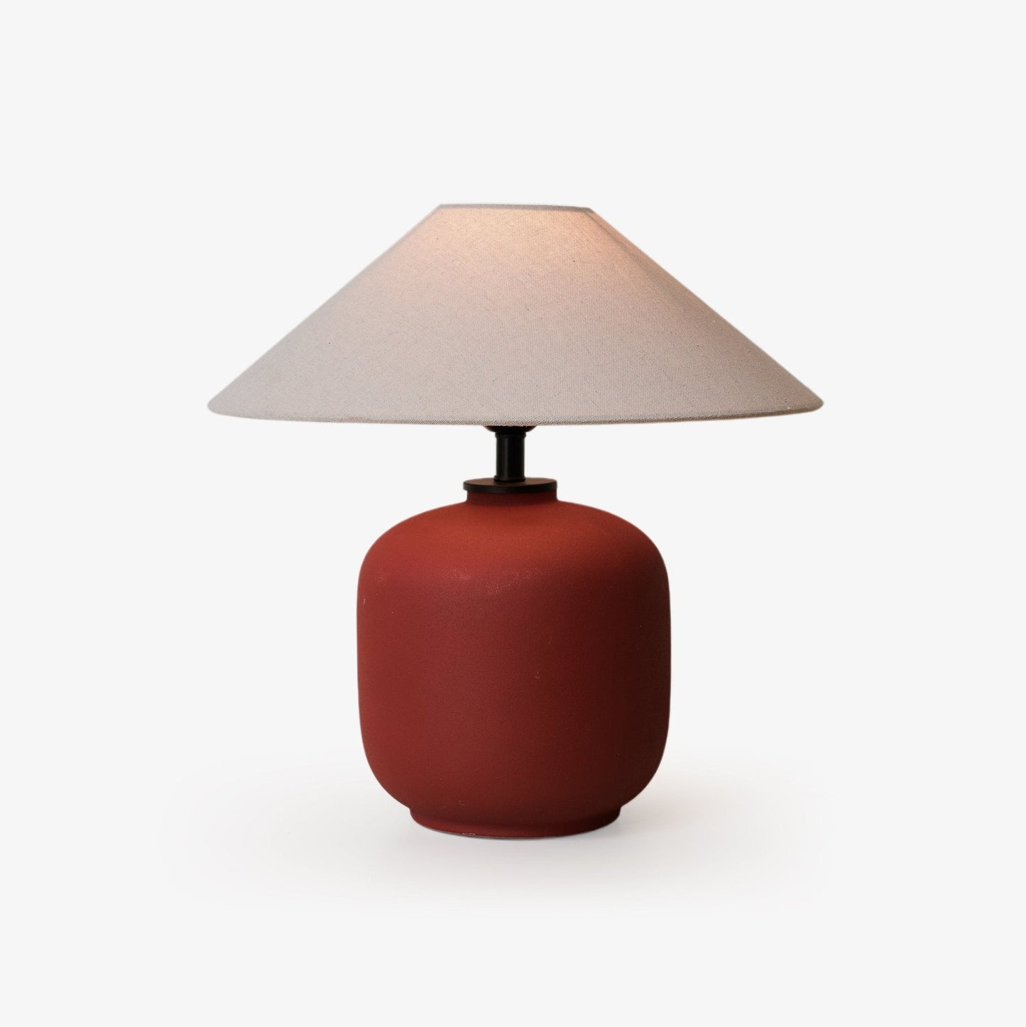 Sienna Table Lamp | Terracotta Ceramic Base | 40cm Diameter