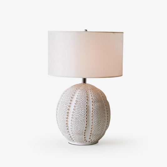 Ceramic Table Lamp | Soft White Finish | 60cm Height