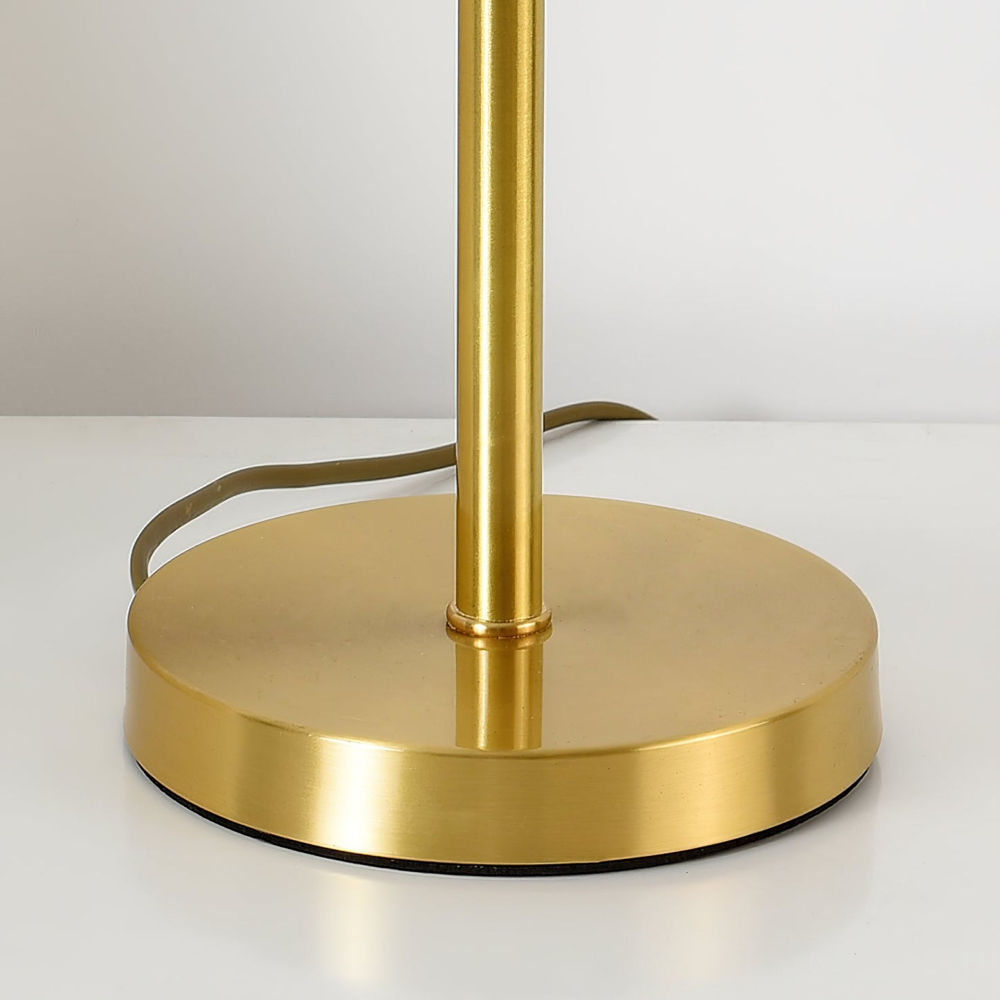 Dalton Table Lamp | Brass Fabric | White Shade