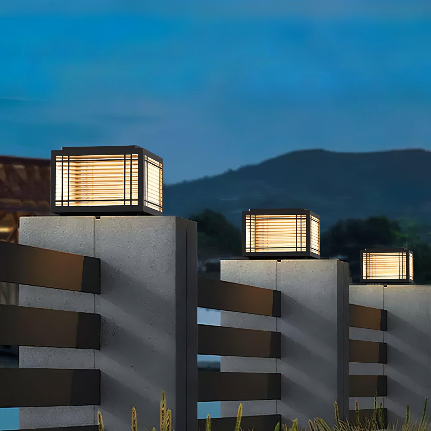 Solar Outdoor Post Light | Rust-Resistant Stainless Steel | Waterproof