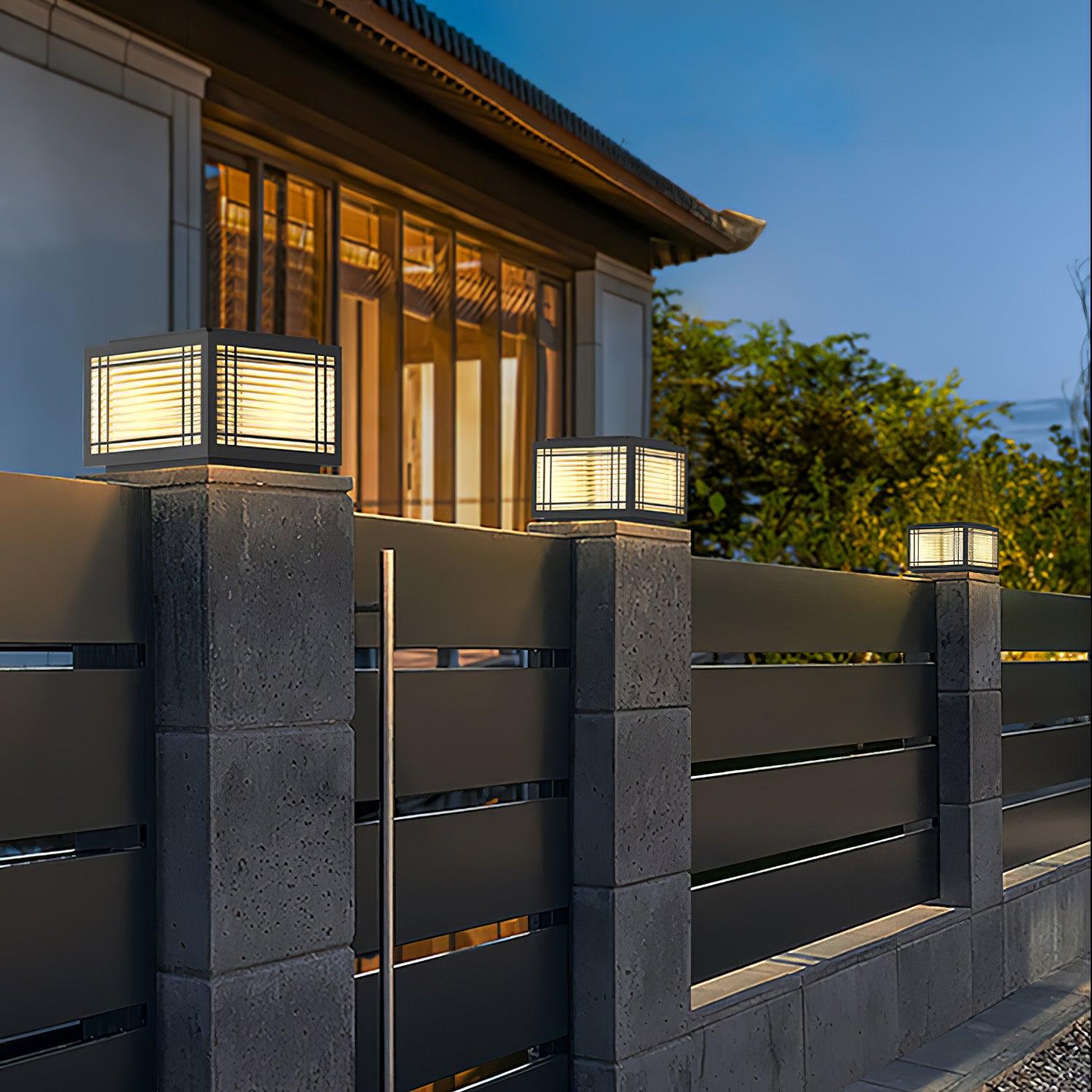 Solar Outdoor Post Light | Rust-Resistant Stainless Steel | Waterproof