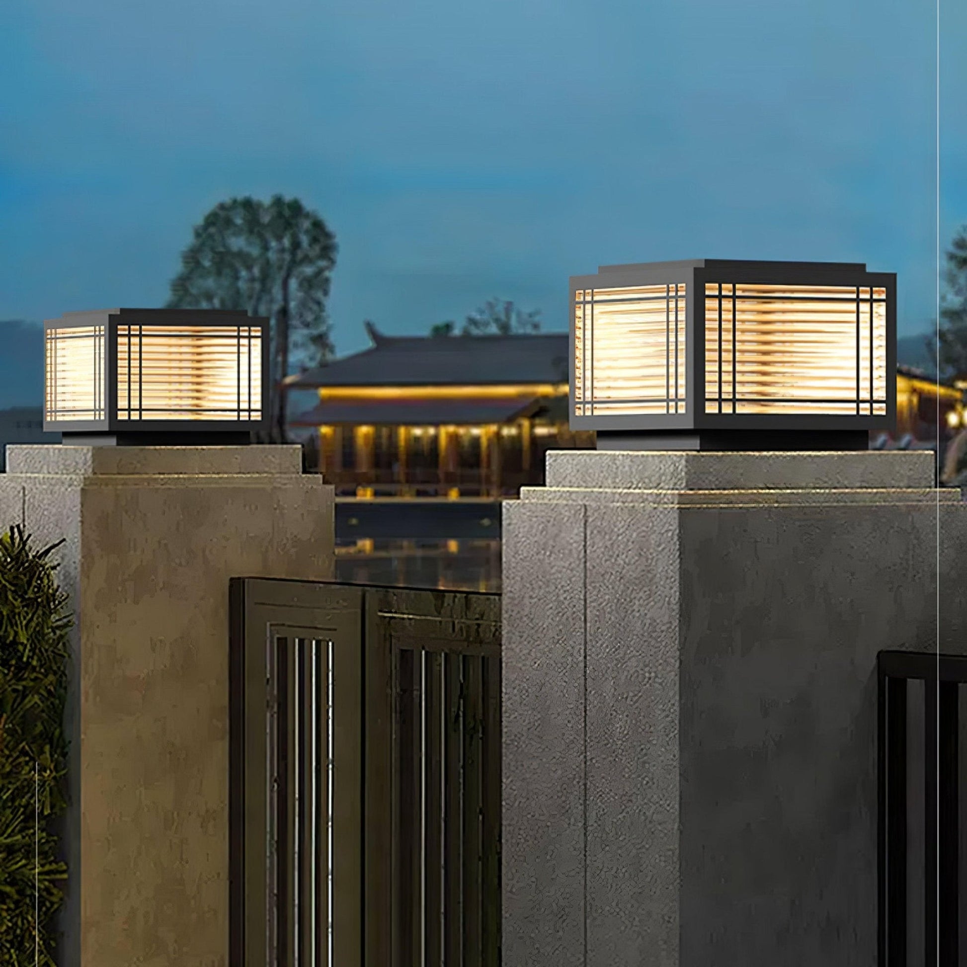 Solar Outdoor Post Light | Rust-Resistant Stainless Steel | Waterproof
