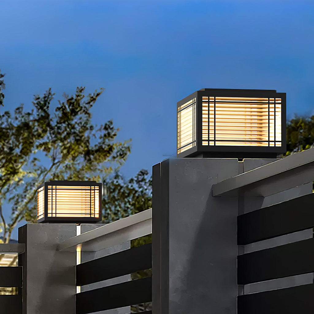 Solar Outdoor Post Light | Rust-Resistant Stainless Steel | Waterproof