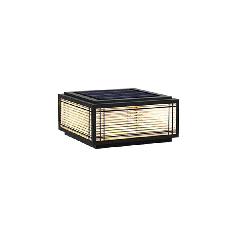 Solar Outdoor Post Light | Rust-Resistant Stainless Steel | Waterproof