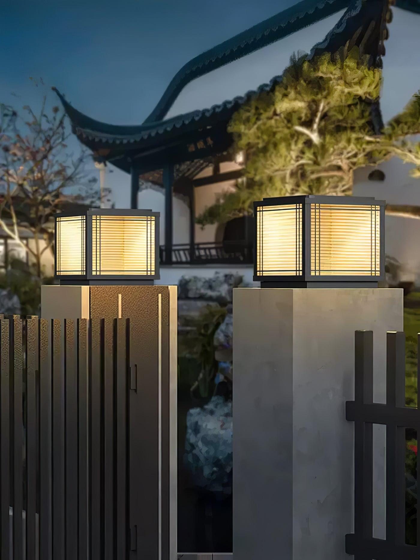 Solar Outdoor Post Light | Rust-Resistant Stainless Steel | Waterproof