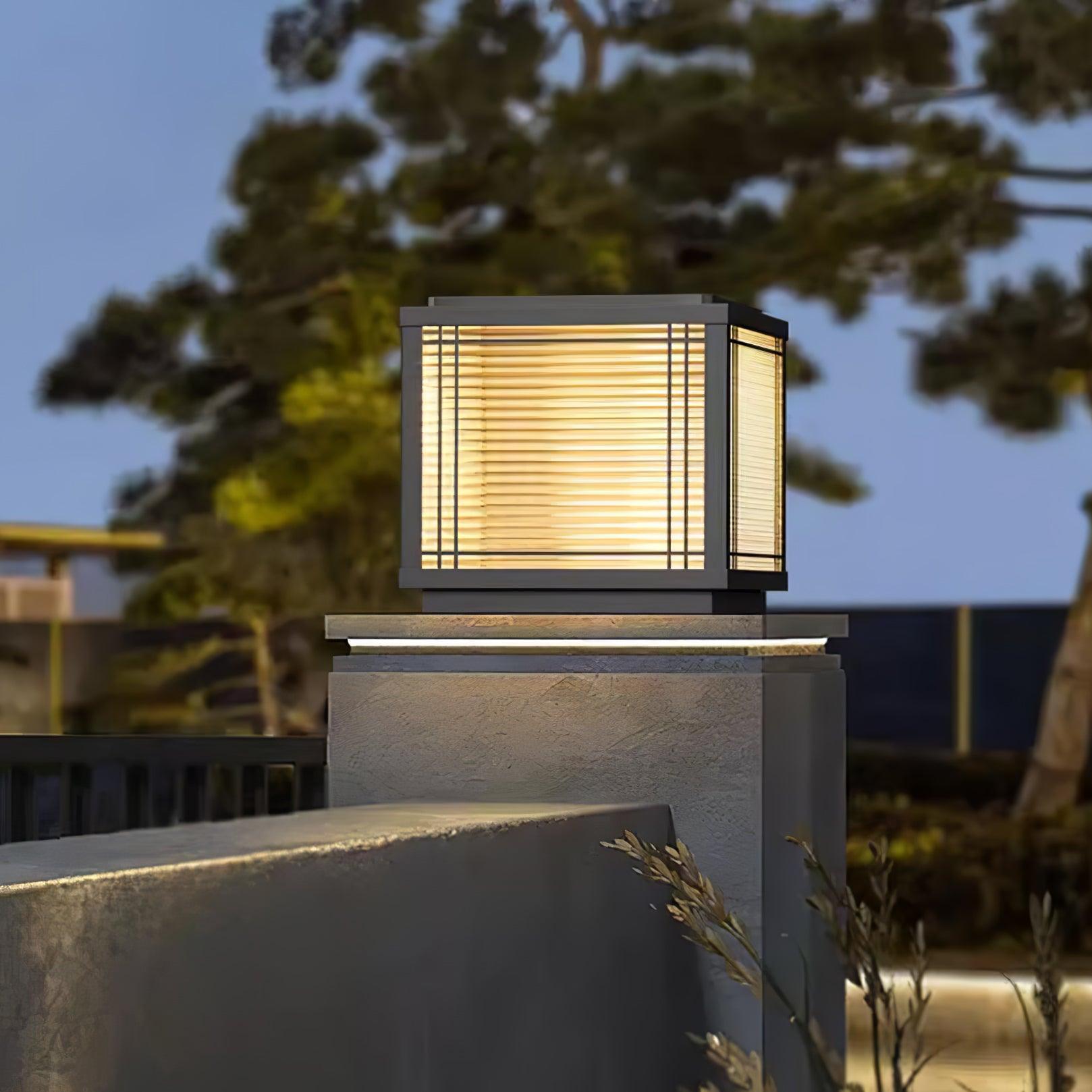 Solar Outdoor Post Light | Rust-Resistant Stainless Steel | Waterproof