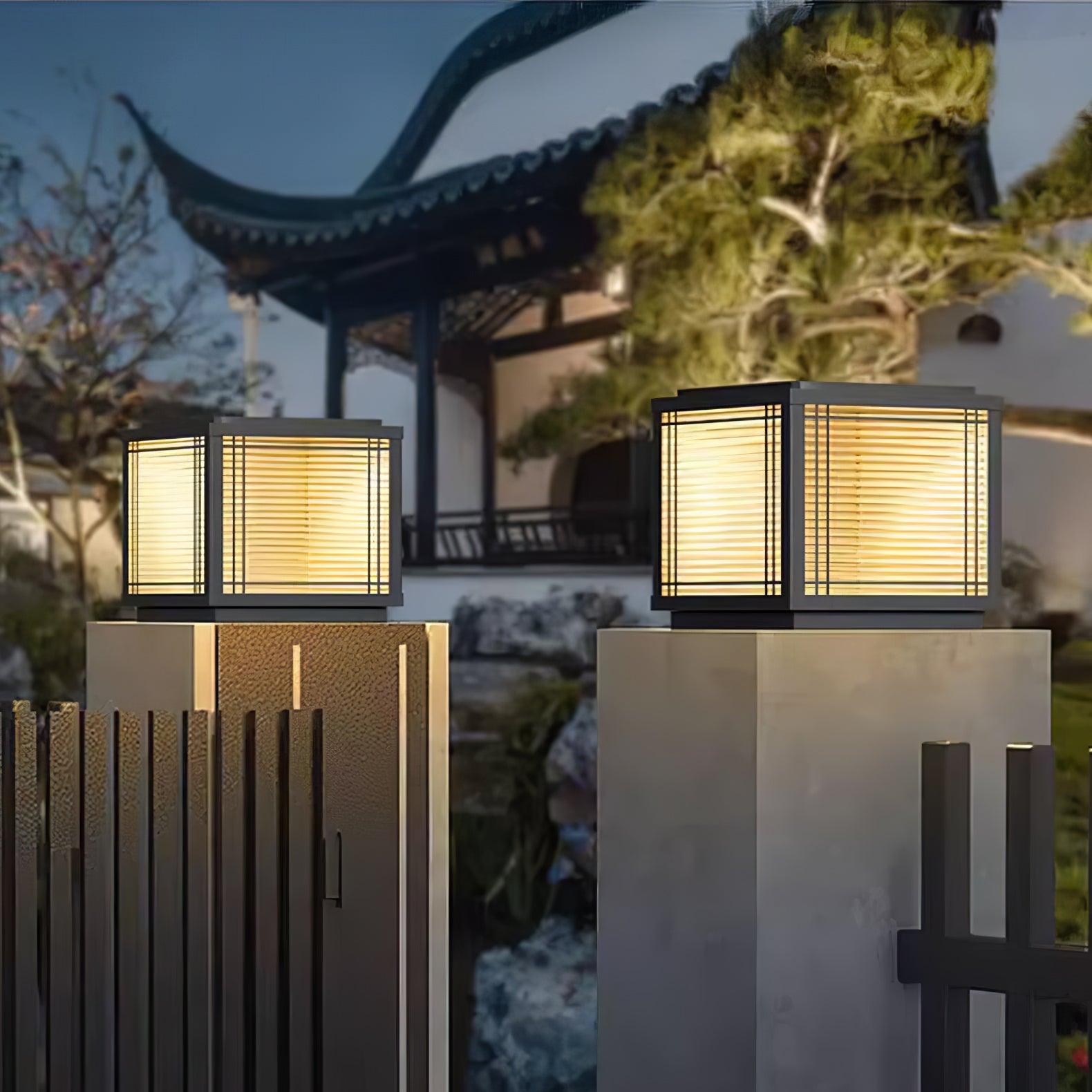 Solar Outdoor Post Light | Rust-Resistant Stainless Steel | Waterproof