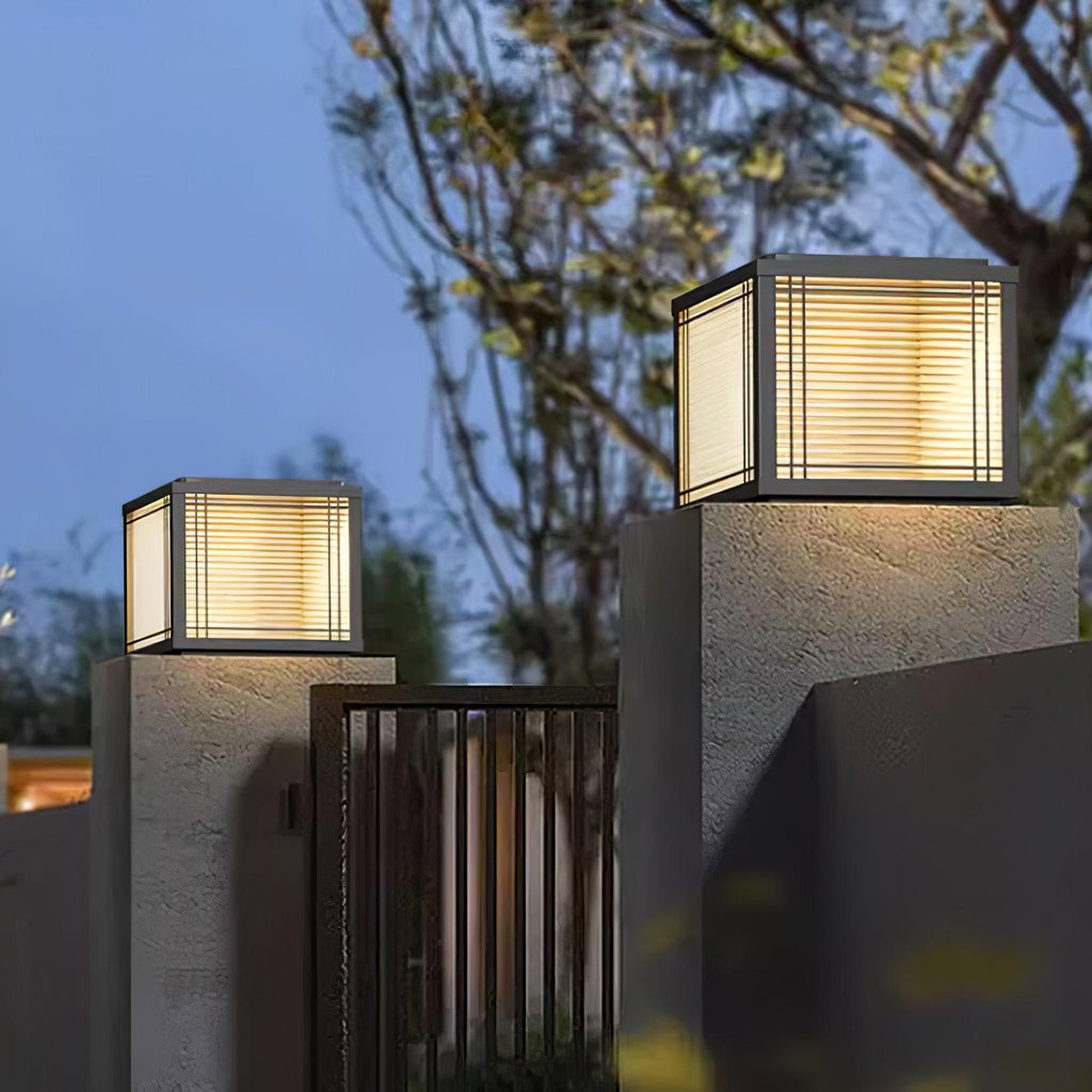 Solar Outdoor Post Light | Rust-Resistant Stainless Steel | Waterproof