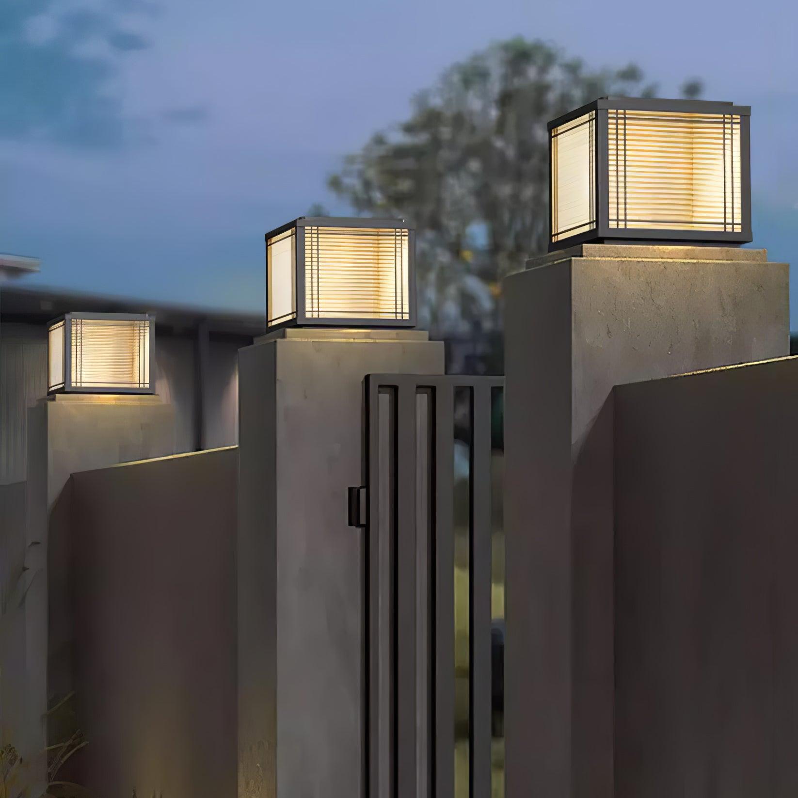 Solar Outdoor Post Light | Rust-Resistant Stainless Steel | Waterproof
