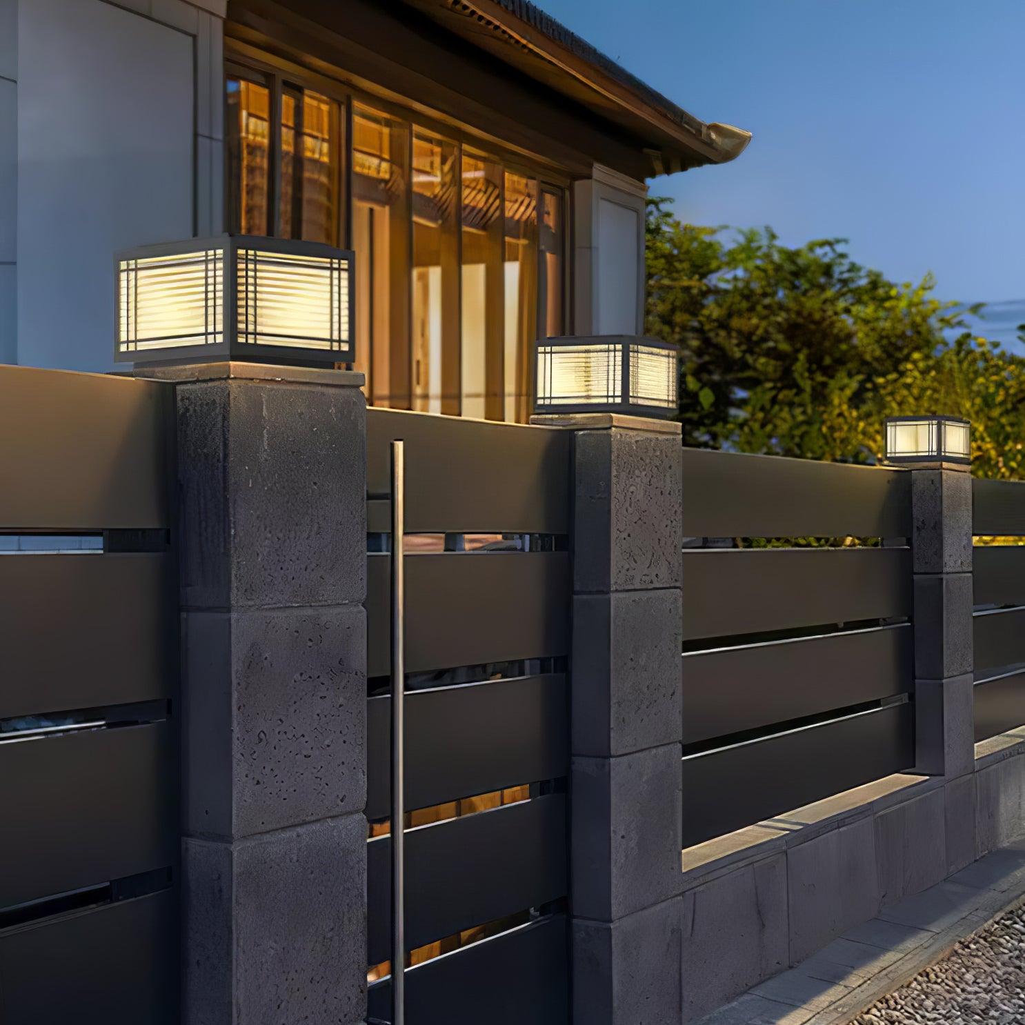 Solar Outdoor Post Light | Rust-Resistant Stainless Steel | Waterproof