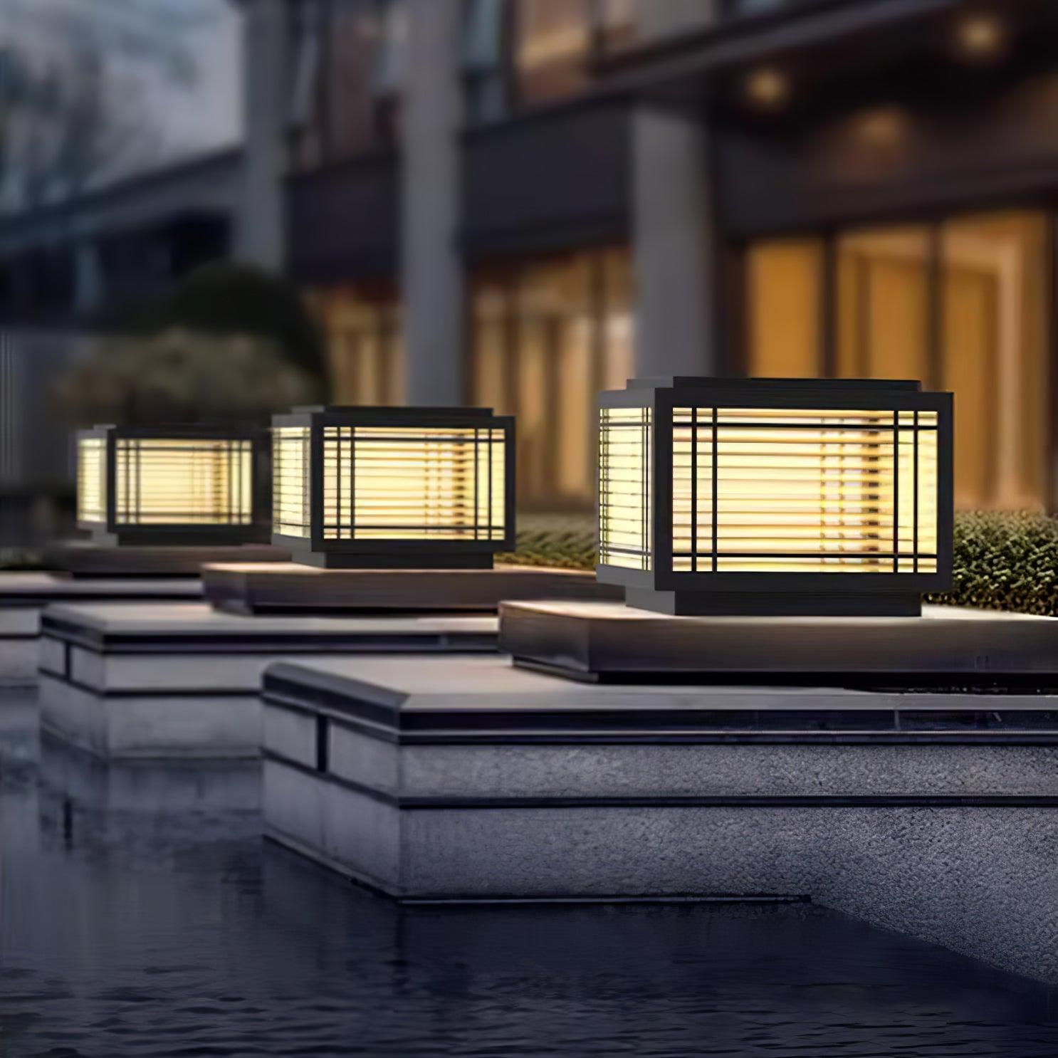 Solar Outdoor Post Light | Rust-Resistant Stainless Steel | Waterproof