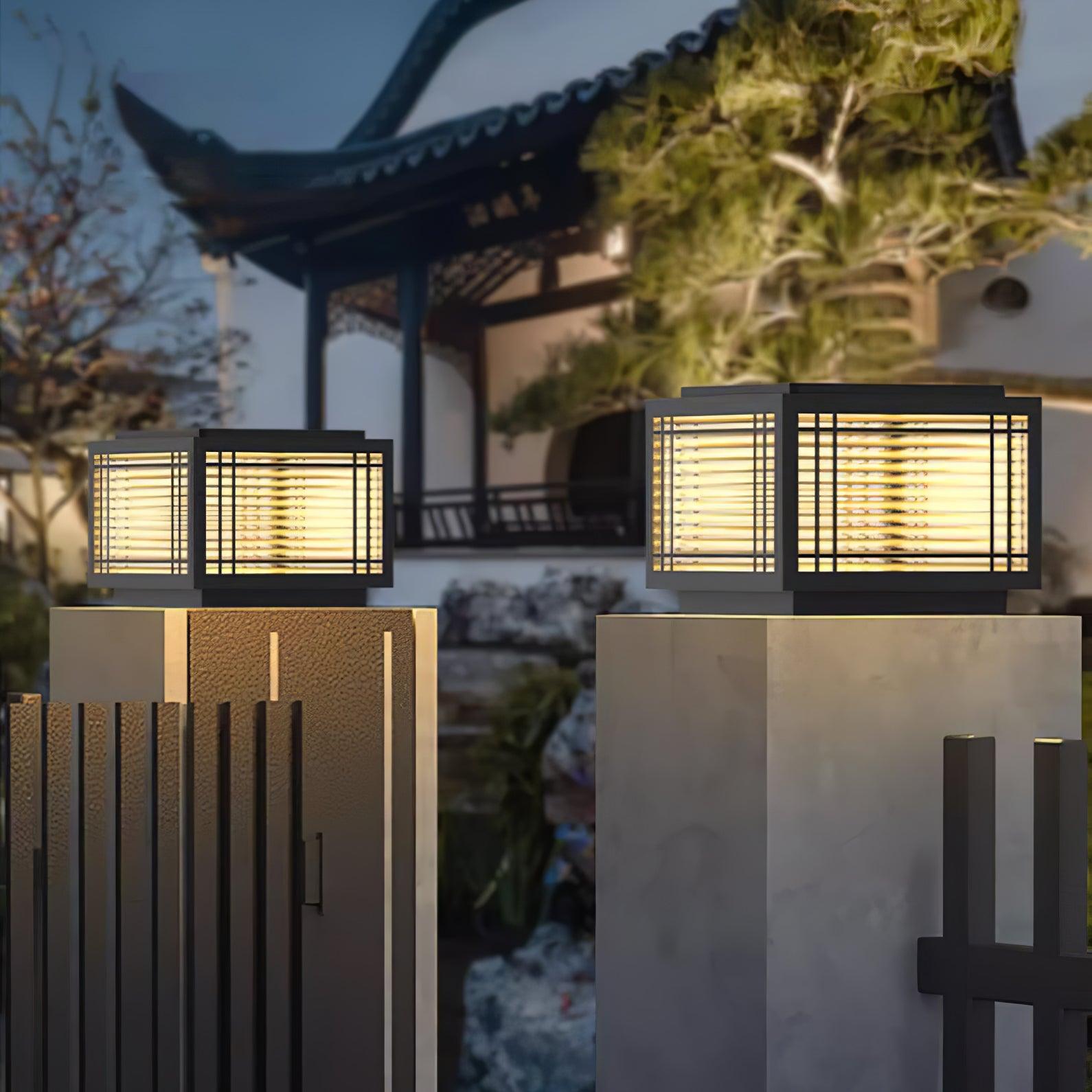 Solar Outdoor Post Light | Rust-Resistant Stainless Steel | Waterproof