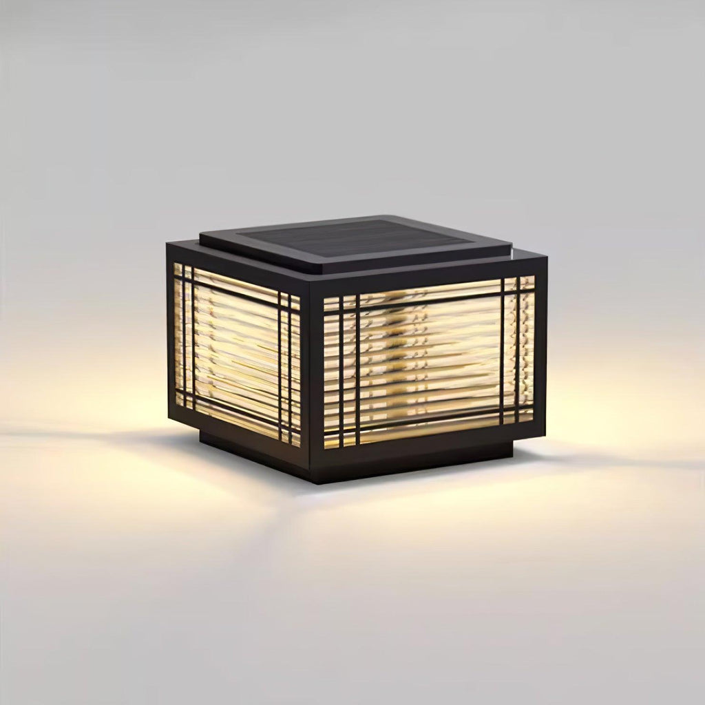 Solar Outdoor Post Light | Rust-Resistant Stainless Steel | Waterproof