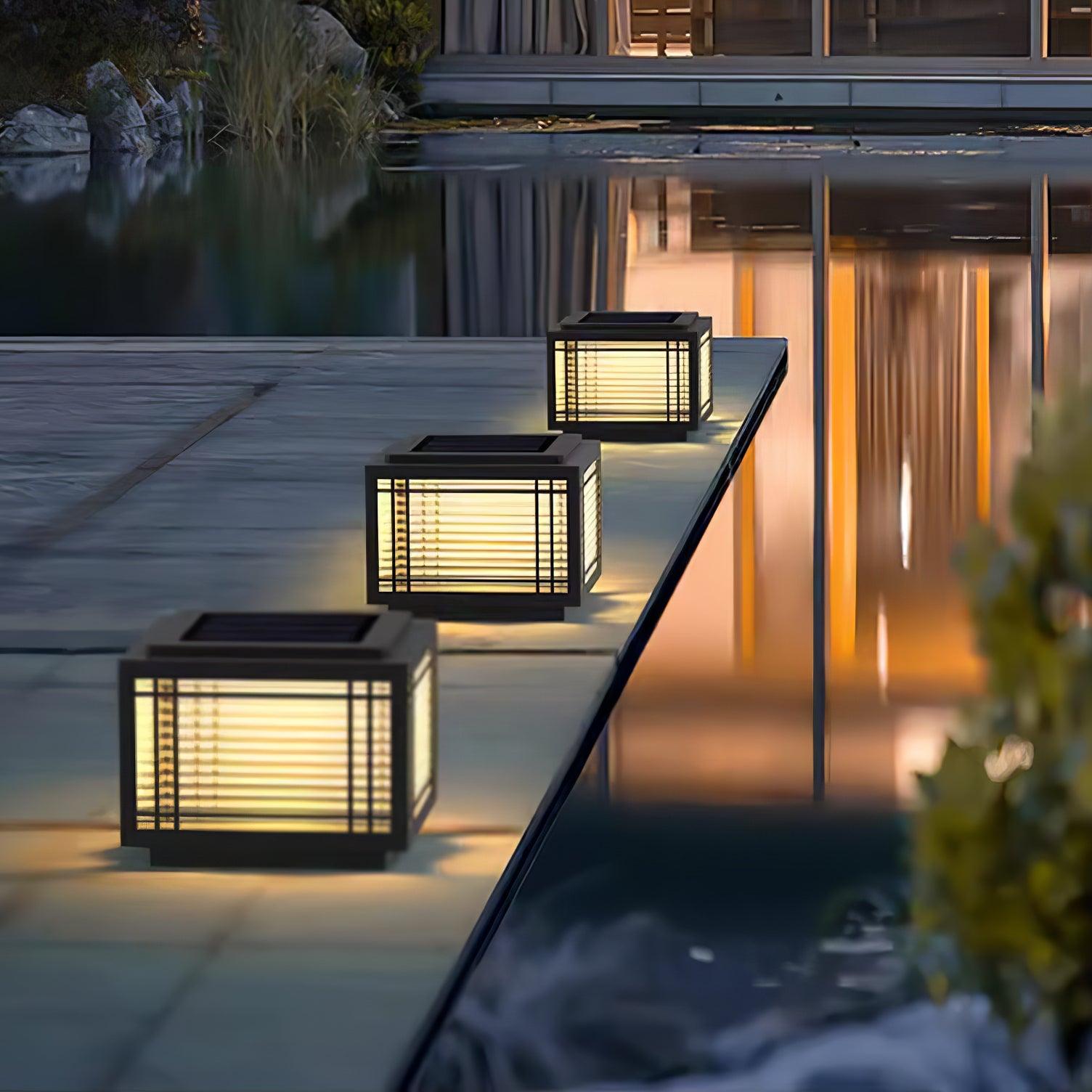 Solar Outdoor Post Light | Rust-Resistant Stainless Steel | Waterproof