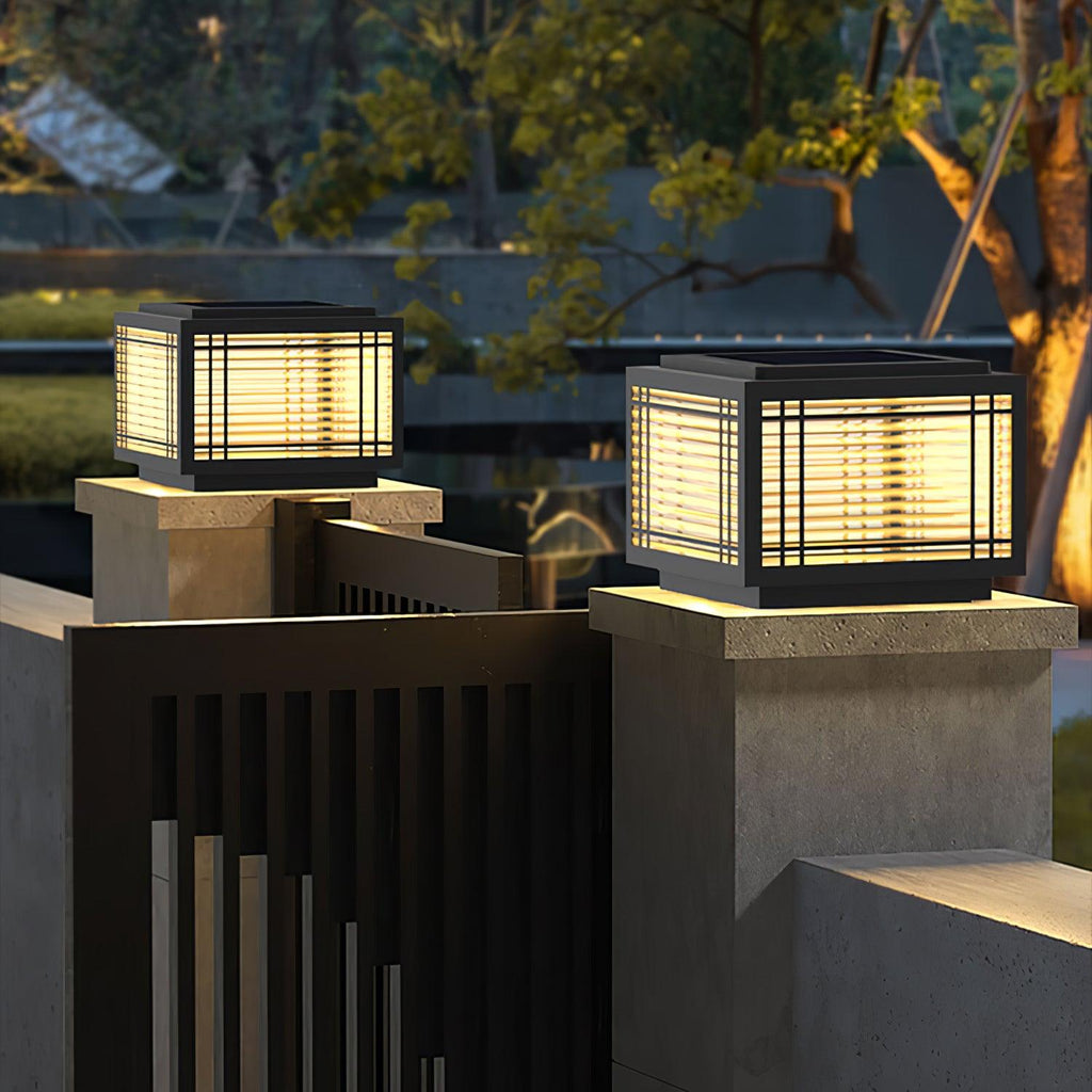 Solar Outdoor Post Light | Rust-Resistant Stainless Steel | Waterproof