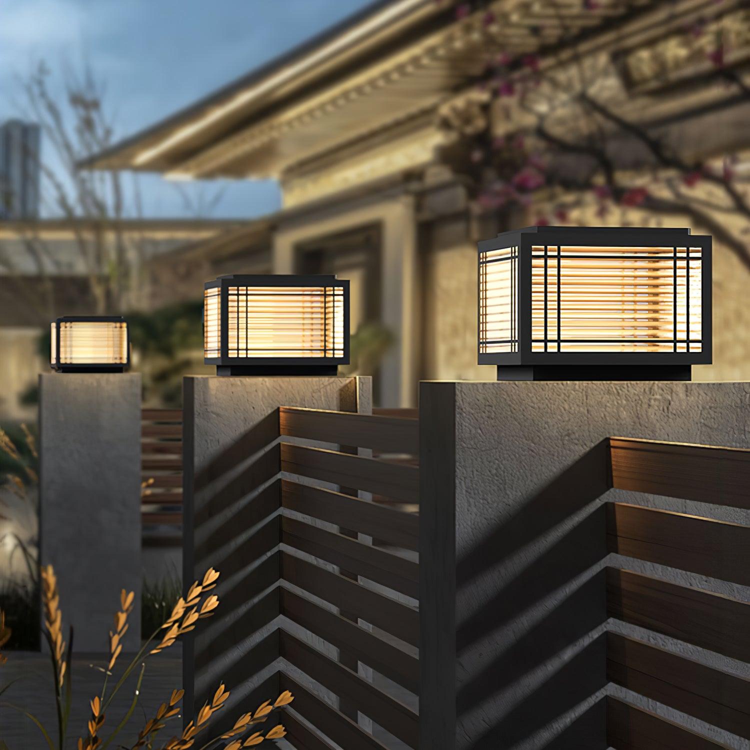 Solar Outdoor Post Light | Rust-Resistant Stainless Steel | Waterproof