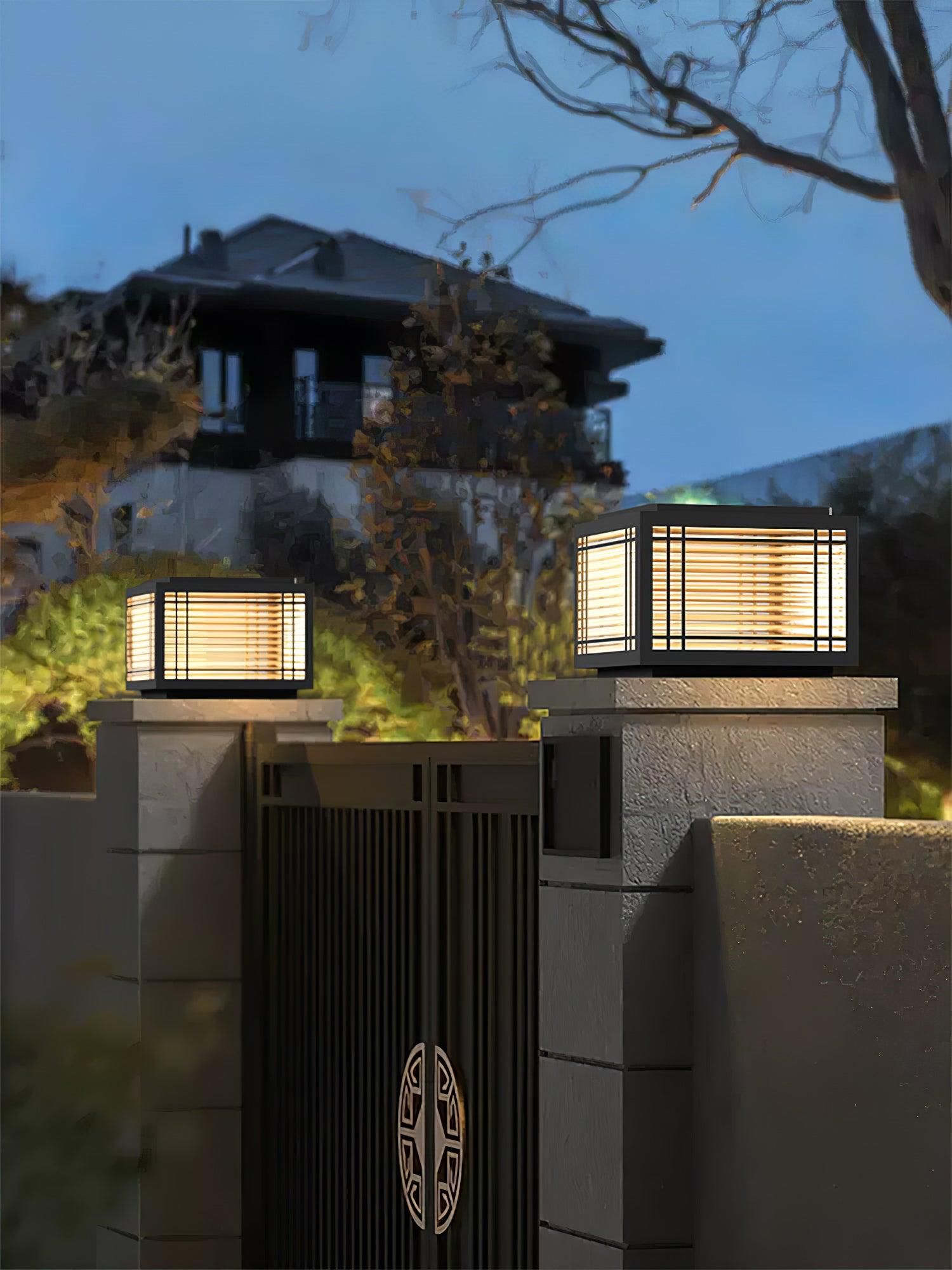 Solar Outdoor Post Light | Rust-Resistant Stainless Steel | Waterproof
