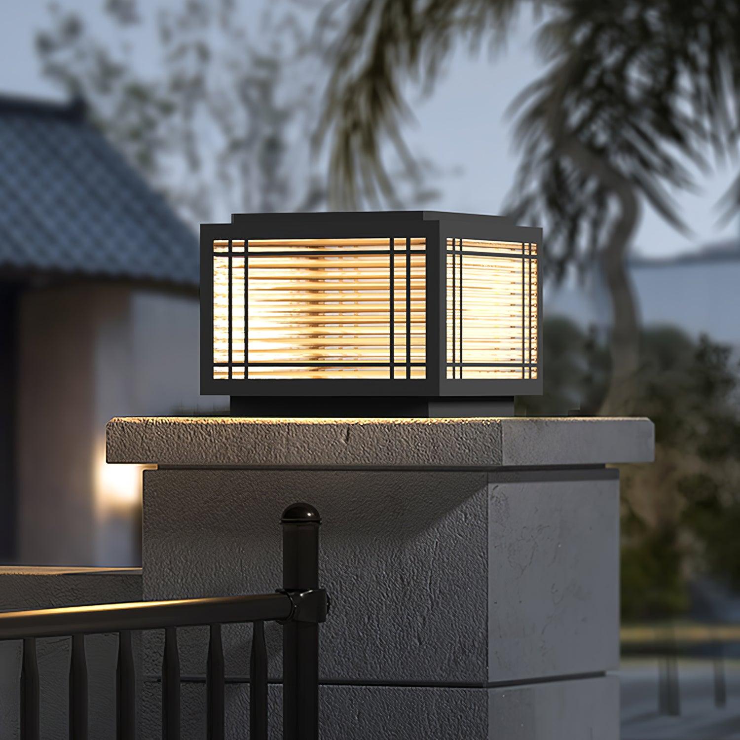 Solar Outdoor Post Light | Rust-Resistant Stainless Steel | Waterproof