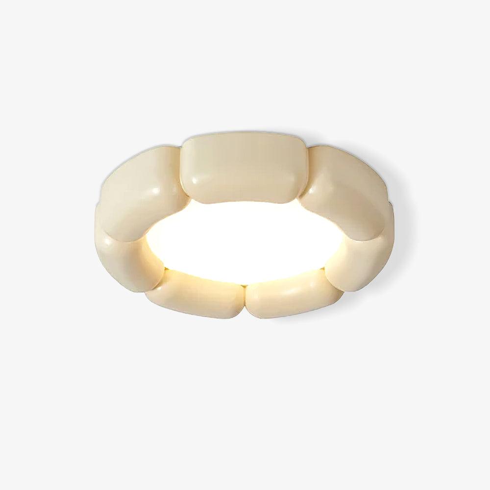 Deco Ceiling Lamp | Resin, Acrylic | White, Orange, Beige