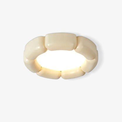 Deco Ceiling Lamp | Resin, Acrylic | White, Orange, Beige