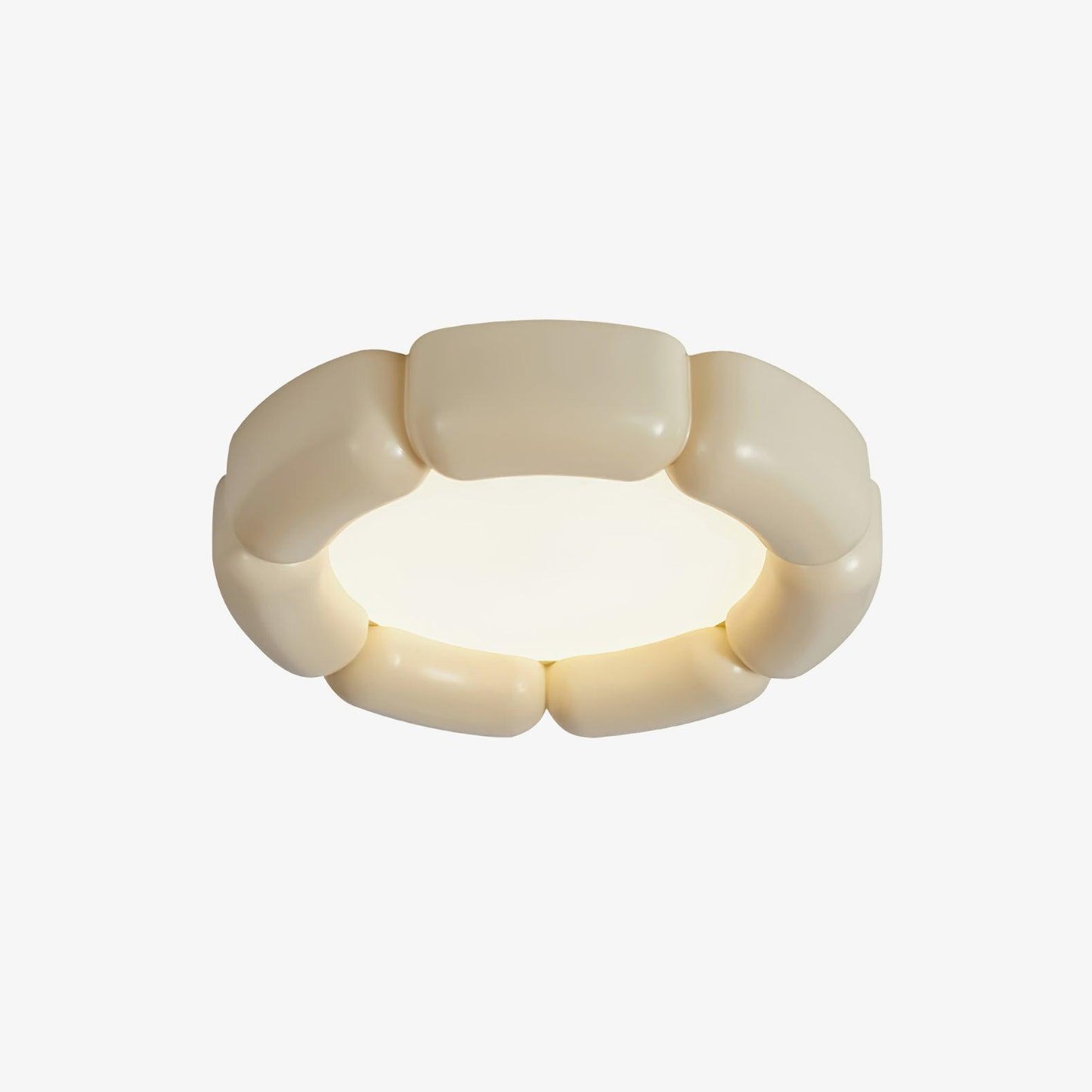 Deco Ceiling Lamp | Resin, Acrylic | White, Orange, Beige