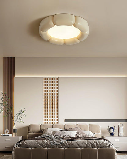 Deco Ceiling Lamp | Resin, Acrylic | White, Orange, Beige