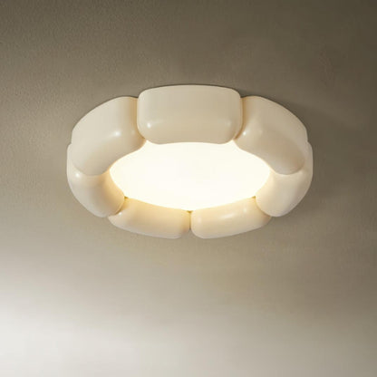 Deco Ceiling Lamp | Resin, Acrylic | White, Orange, Beige