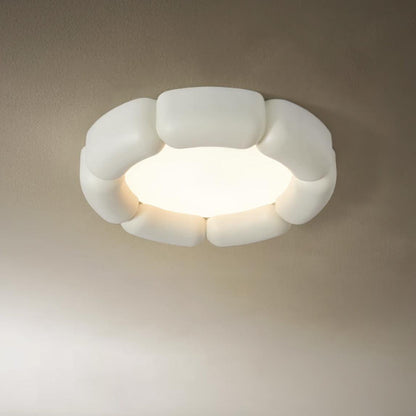 Deco Ceiling Lamp | Resin, Acrylic | White, Orange, Beige