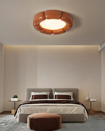 Deco Ceiling Lamp | Resin, Acrylic | White, Orange, Beige