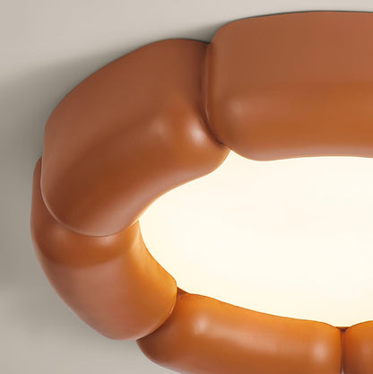 Deco Ceiling Lamp | Resin, Acrylic | White, Orange, Beige