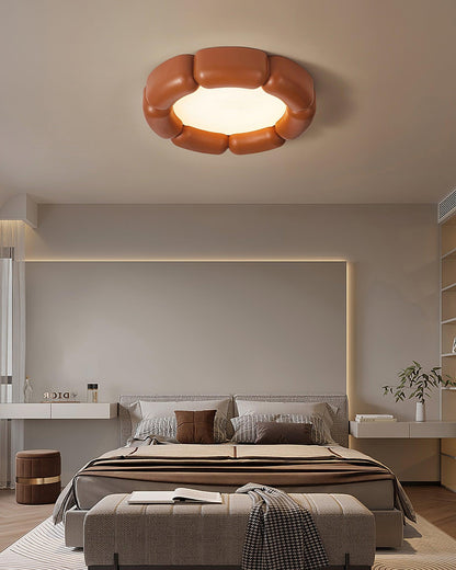 Deco Ceiling Lamp | Resin, Acrylic | White, Orange, Beige