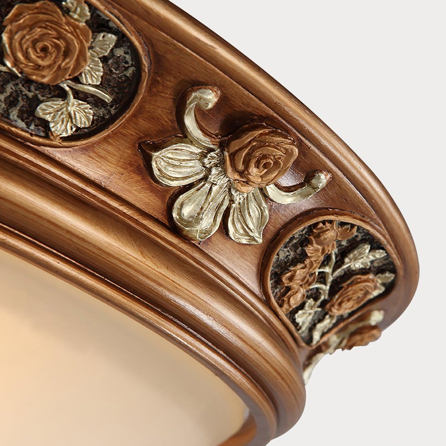 Deltana Resin Recessed Ceiling Light | Pineapple Motif | Copper