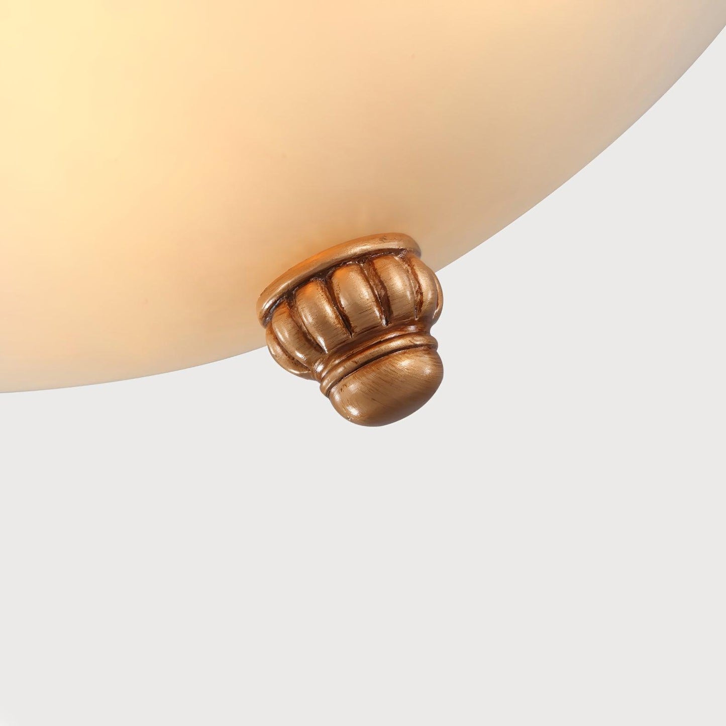 Deltana Resin Recessed Ceiling Light | Pineapple Motif | Copper